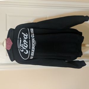 New Black Ford hooded sweatshirt made by Gildan
